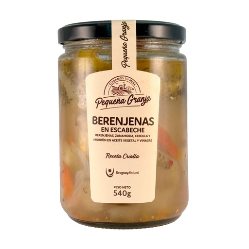 [35873] BERENJENAS EN ESCABECHE PEQUEÑA GRANJA 540 GRAMOS