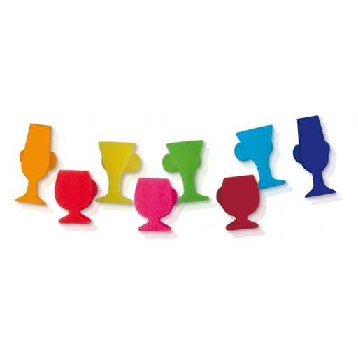 SET 8 MARCADORES PARA COPA VIN BOUQUET