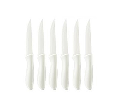[228] SET CUCHILLOS CERAMICA BLANCOS CUISINART 6 PIEZAS