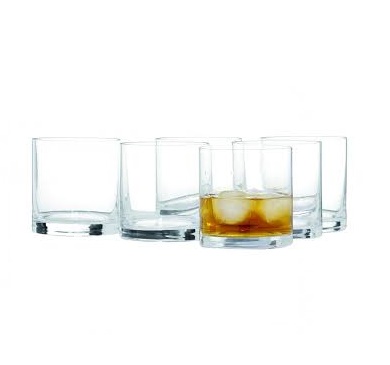 [751] SET DE VASOS DE WHISKY BAR LINE BOHEMIA X 6