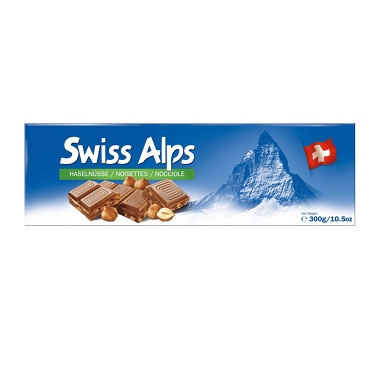 [4371] TABLETA SWISS ALPS CHOC.C/AVELLANAS 300 GRAMOS