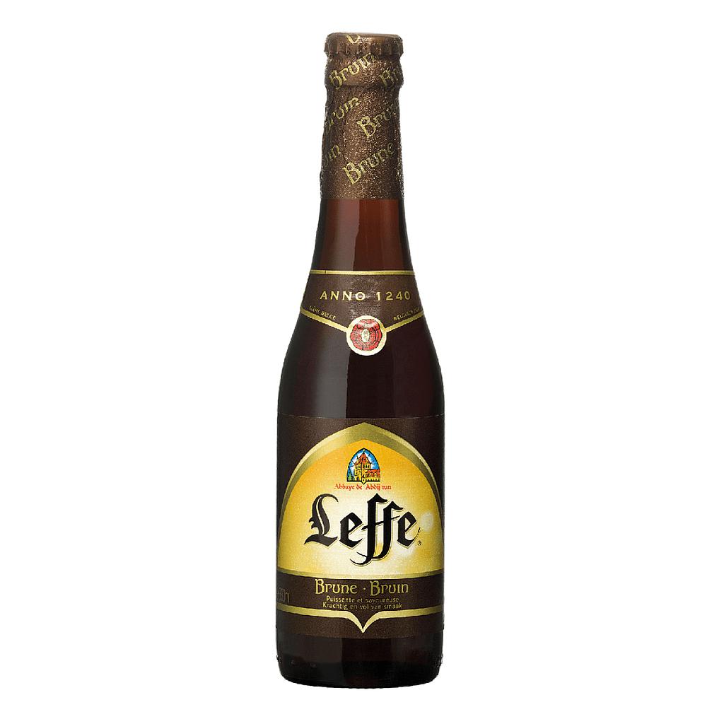 CERVEZA LEFFE NEGRA BELGA 330 ML