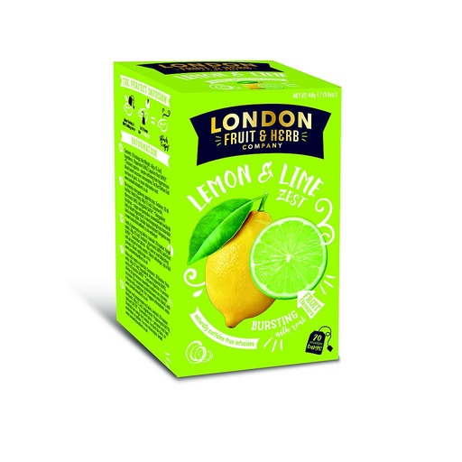 TE LONDON FRUIT & HERB LIMON Y LIMA 20 SOBRES
