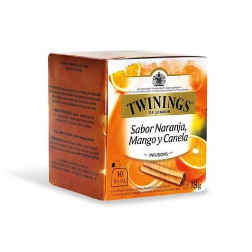 [1282] TE TWININGS NARANJA, MANGO Y CANELA 10 SOBRES