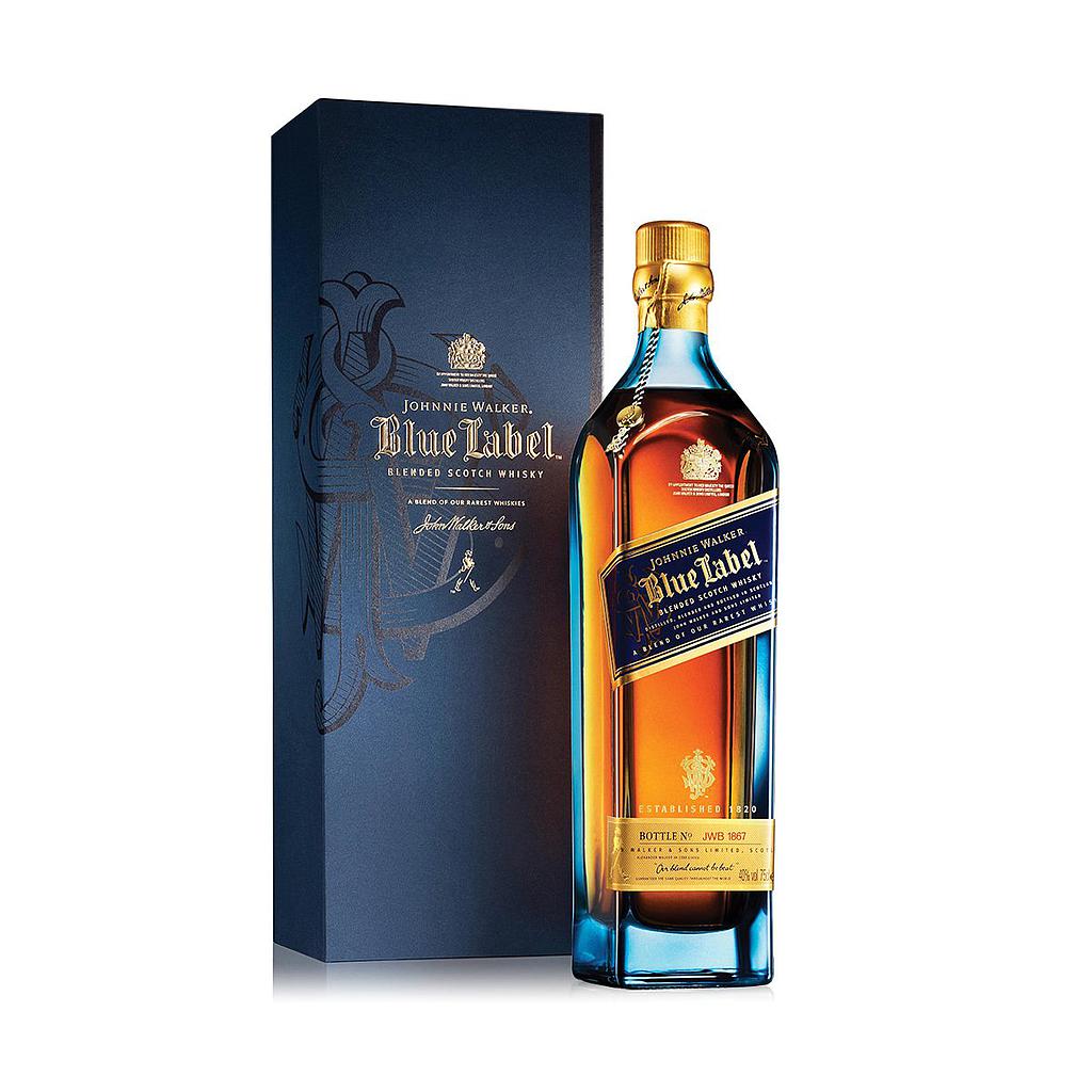 WHISKY ESCOCES JOHNNIE WALKER BLUE LABEL 750 ML