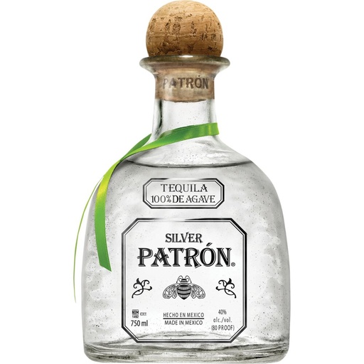 TEQUILA PATRON SILVER 750 ML