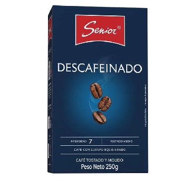 CAFE SENIOR DESCAFEINADO 250 GRAMOS