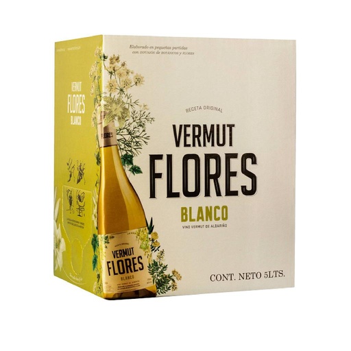 [34914] VERMOUTH FLORES BLANCO BAG IN BOX 5 LT