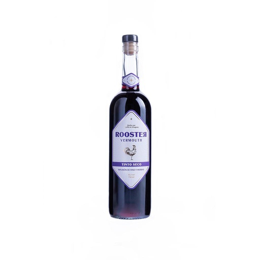 VERMOUTH ROOSTER TINTO SECO 750 ML