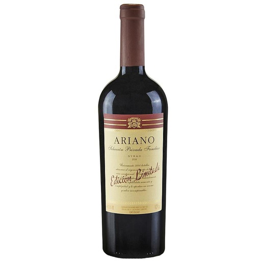 [32478] VINO ARIANO EDICION LIMITADA SYRAH 750 ML
