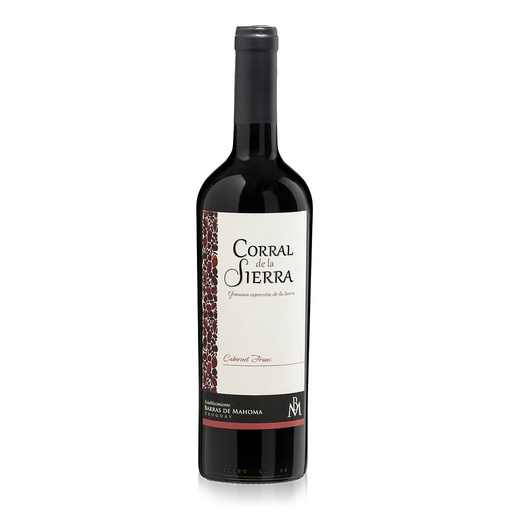 [898] VINO BARRAS DE MAHOMA CORRAL DE LA SIERRA CABERNET FRANC 750 ML