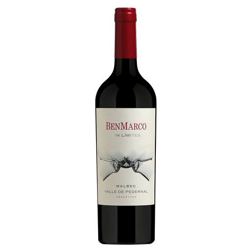 VINO BENMARCO SIN LIMITES MALBEC VALLE DE PEDERNAL 750 ML