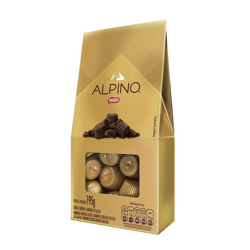 [31321] BOMBONERA ALPINO BAG 195 GRAMOS