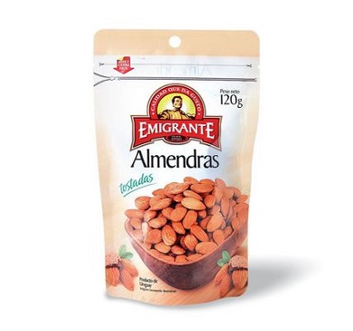 ALMENDRA TOSTADA SALADA EL EMIGRANTE 80 GRAMOS