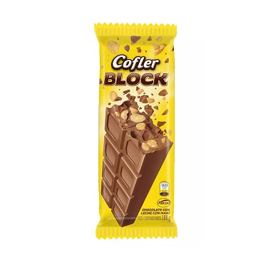 CHOCOLATE COFLER BLOCK 170 GRAMOS