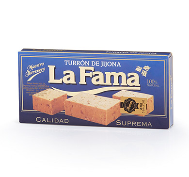 TURRON BLANDO LA FAMA JIJONA 150 GRAMOS