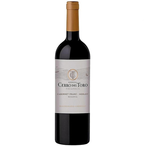 [4519] VINO CERRO DEL TORO RESERVA CABERNET FRANC MERLOT 750 ML