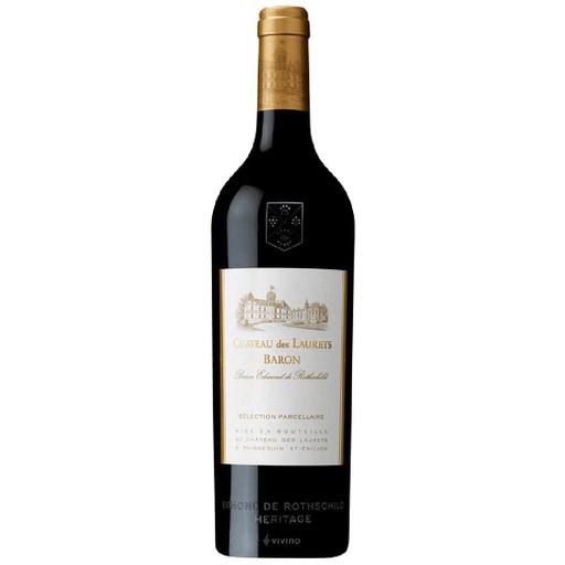 VINO CHATEAU DES LAURETS BARON SELECTION PARCELLAIRE 2016 750 ML