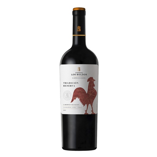 [4462] VINO CHATEAU LOS BOLDOS TRADICION RESERVA CABERNET 750 ML