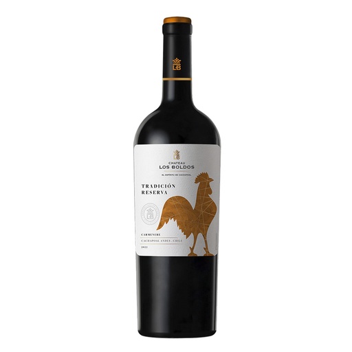 [4463] VINO CHATEAU LOS BOLDOS TRADICION RESERVA CARMENERE 750 ML