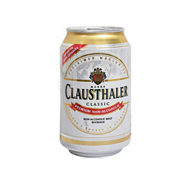 CERVEZA CLAUSTHALER SIN ALCOHOL LATA 330 ML