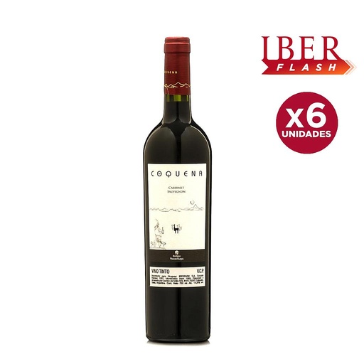 VINO COQUENA CABERNET SAUVIGNON 750 ML x 6