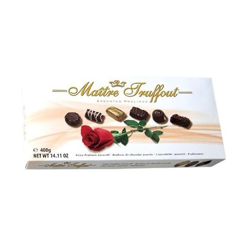 [30445] BOMBONERA MAITRE TRUFFOUT ROSE 400 GRAMOS
