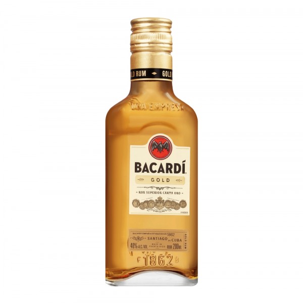 RON BACARDI CARTA ORO PETACA 200 ML