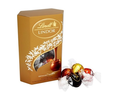BOMBONERA LINDT LINDOR SURTIDOS 200 GRAMOS