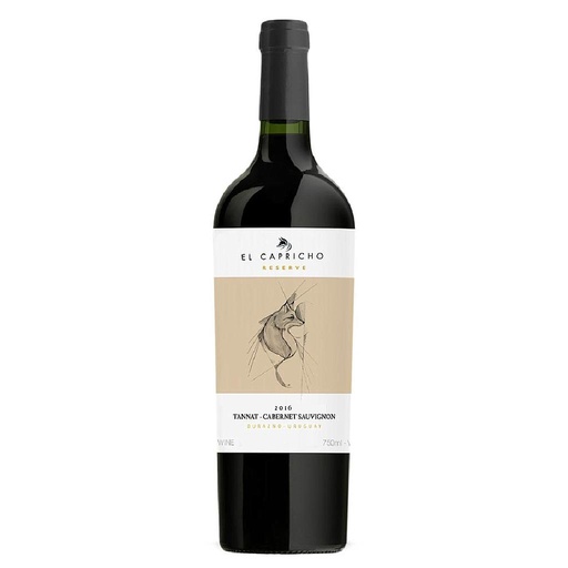 [884] VINO EL CAPRICHO TANNAT CABERNET RESERVA 750 ML