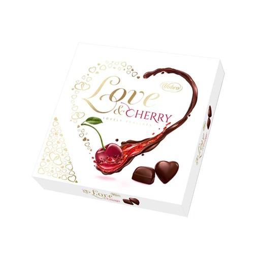 [2740] BOMBONERA VOBRO LOVE & CHERRY 198 GRAMOS