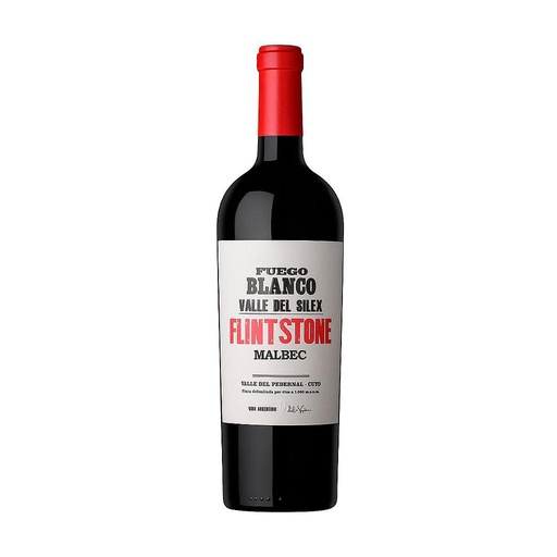 [4668] VINO FUEGO BLANCO FLINTSTONE MALBEC 750 ML