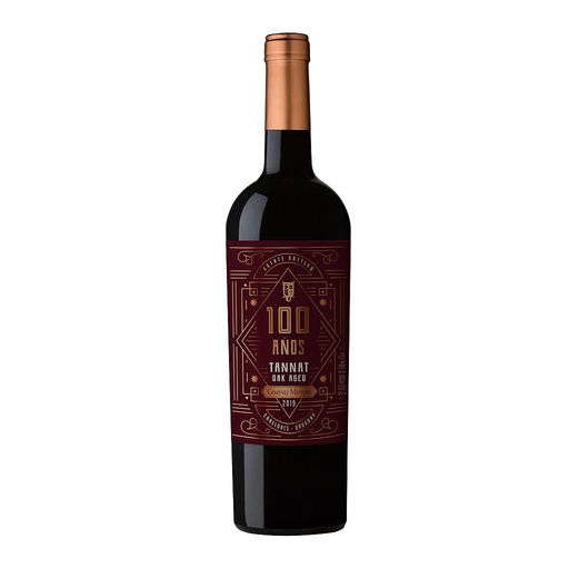 [2924] VINO GIMENEZ MENDEZ 100 AÑOS TANNAT OAK AGED 750 ML