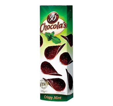CHOCOLA'S CRISPY MINT 125 GRAMOS