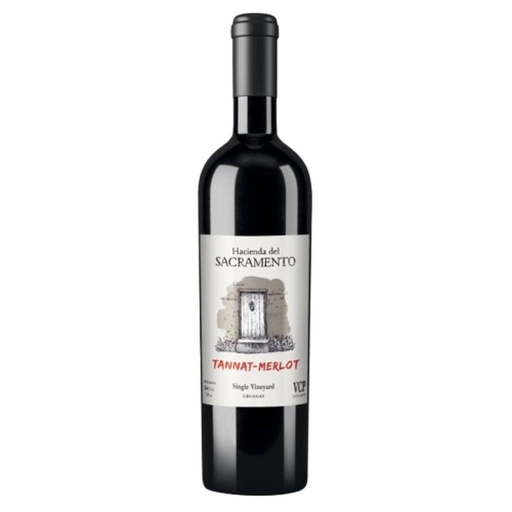 [32427] VINO HACIENDA DEL SACRAMENTO TANNAT MERLOT 750 ML