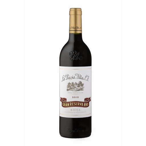 [33434] VINO LA RIOJA ALTA GRAN RESERVA 890 2010 750 ML
