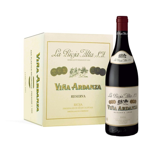 [33437] VINO LA RIOJA ALTA VIÑA ARDANZA 2000 750 ML