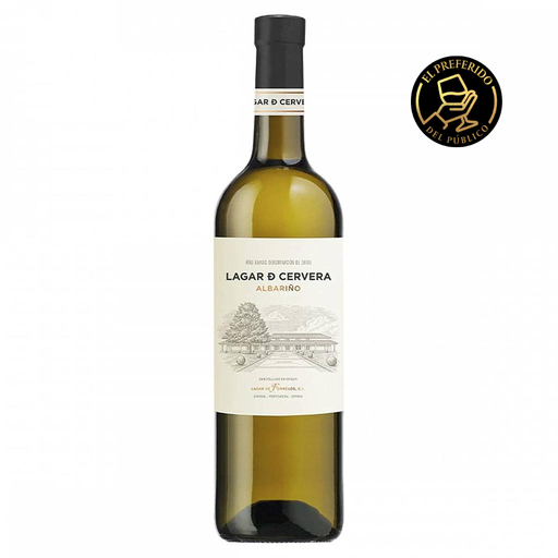 [32708] VINO LAGAR DE CERVERA ALBARIÑO 750 ML