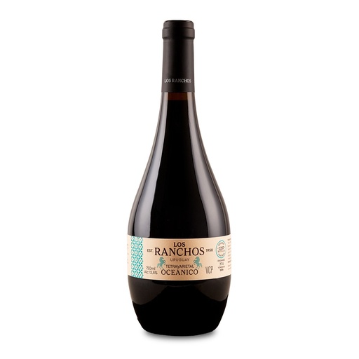 VINO LOS RANCHOS OCEANICO TINTO TETRAVARIETAL 750 ML