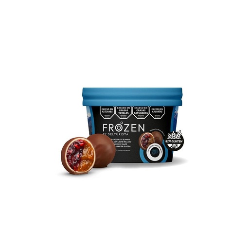 [34845] BOMBÓN FROZEN CHOCOLATE BLANCO, DULCE DE LECHE FRAMBUESA 12u