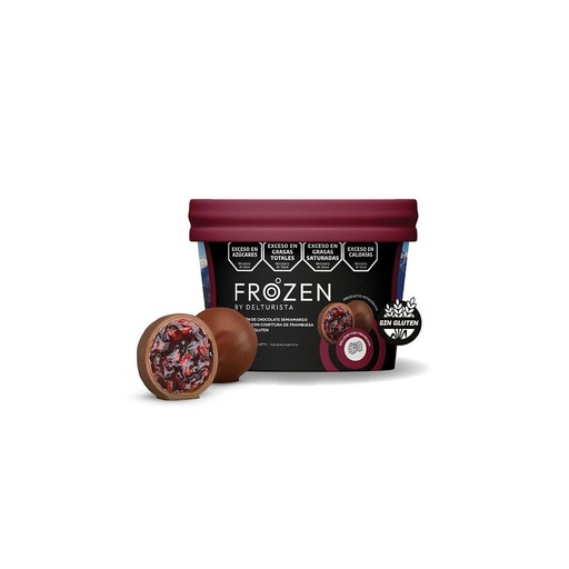 [34847] BOMBÓN FROZEN CHOCOLATE SEMIAMARGO Y FRAMBUESA 12u