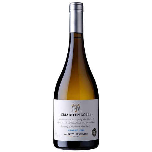 [34651] VINO MONTES TOSCANINI CRIADO EN ROBLE ALBARIÑO 750 ML