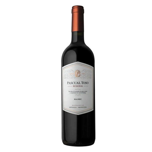 VINO PASCUAL TOSO RESERVA MALBEC 750 ML