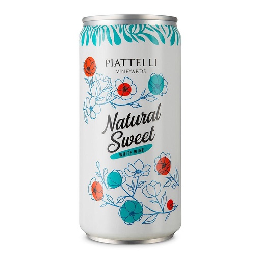 [34257] VINO PIATTELLI DULCE NATURAL EN LATA 269 ML