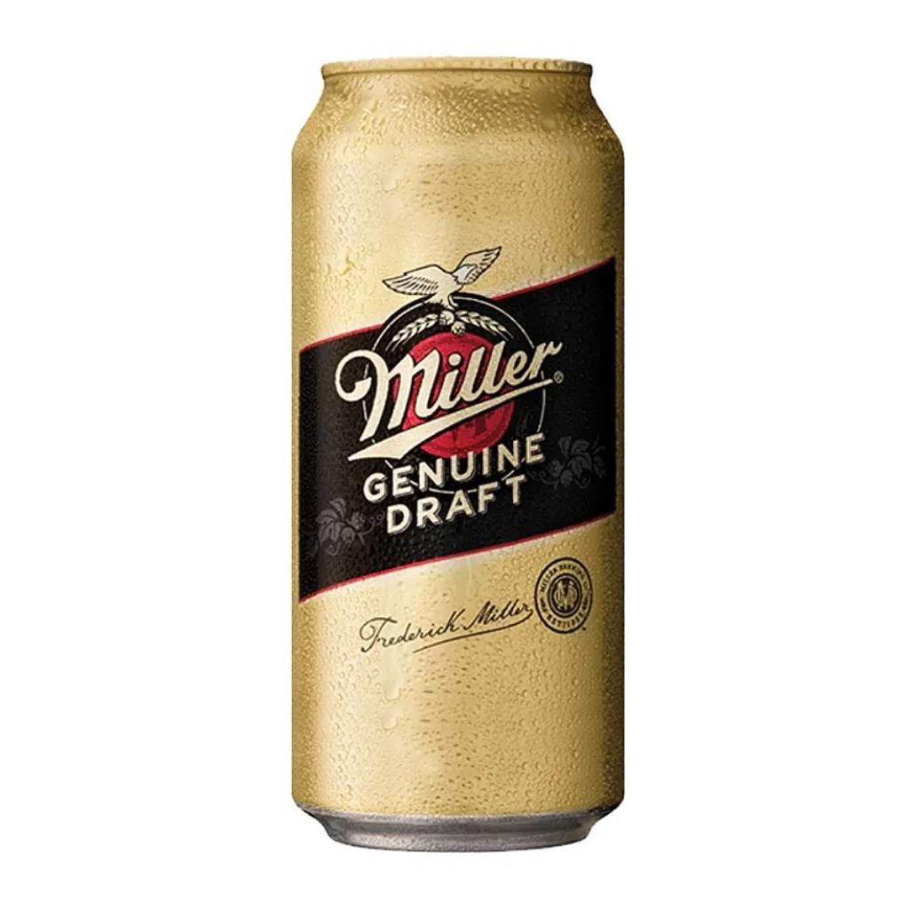 CERVEZA MILLER LAGER LATA 473 ML