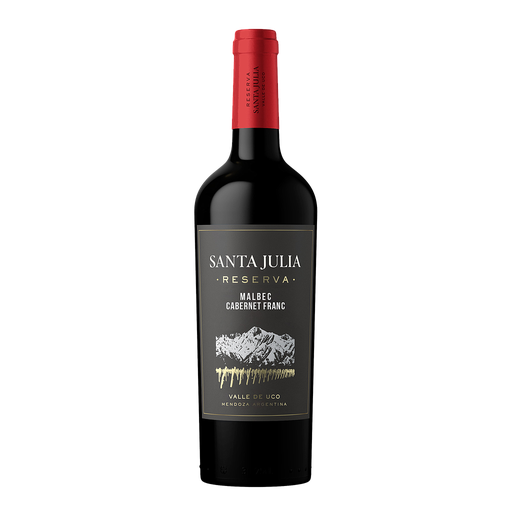 VINO SANTA JULIA RESERVA MALBEC CABERNET FRANC 750 ML