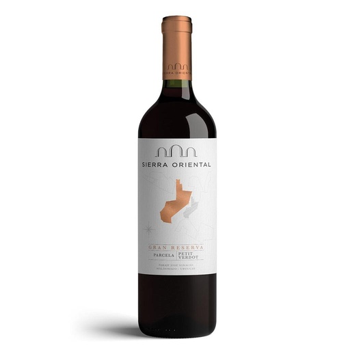 [3595] VINO SIERRA ORIENTAL GRAN RESERVA PETIT VERDOT 750 ML