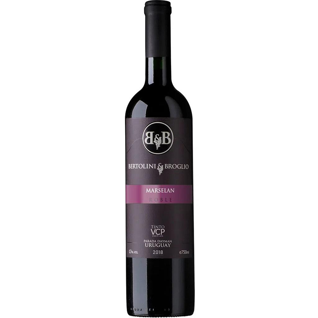 VINO BERTOLINI &amp; BROGLIO MARSELAN ROBLE 750 ML