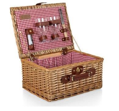 CANASTA DE MIMBRE PICNIC TIME CLASSIC WINE &amp; CHEESE