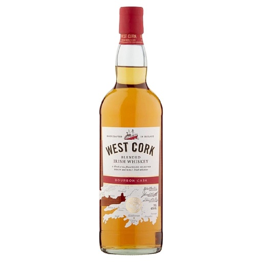 [30794] WHISKEY IRLANDES WEST CORK CASK 700 ML